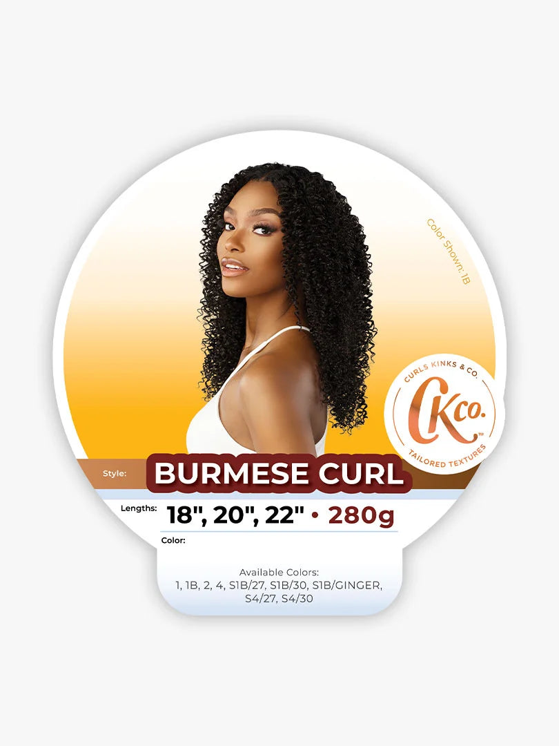 CK&CO Multi Burmese Curl Synthetic Hair Weave 18,20,22 | 9 Colors