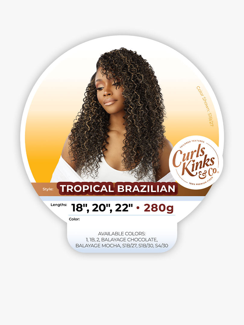 CK&CO Multi Tropical Brazilian Synthetic Hair Weave 18,20,22 | 9 Colors