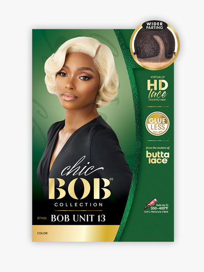 HZ BUTTA CHIC BOB LACE WIG - BOB UNIT 13 - Front View