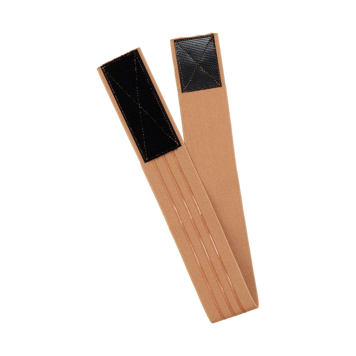 Red by Kiss Perfect Melt Wide Dark Beige Wigband, with three non-slip silicone strips and black velcro ends.