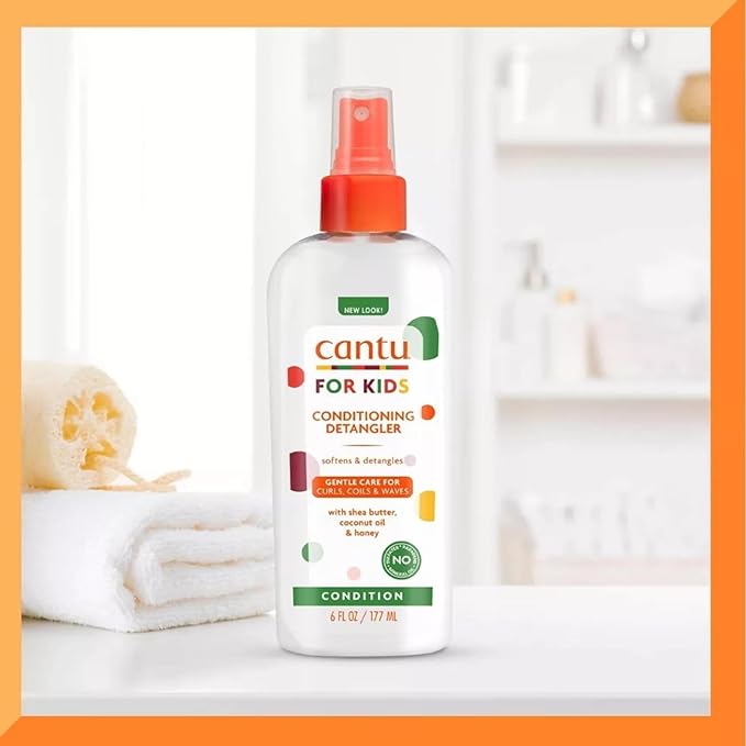 Cantu Kids Detangling Spray: Shea Butter & Honey (6 oz)