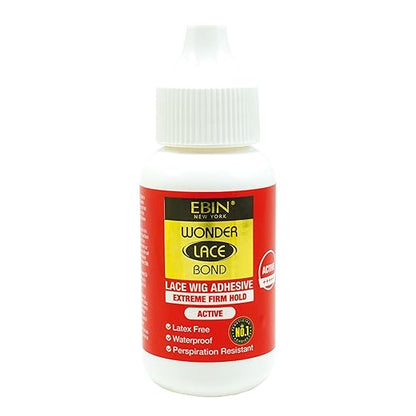 EBIN Wonder Lace Bond Waterproof Adhesive | Extreme Firm Hold Wig Glue 1.18oz