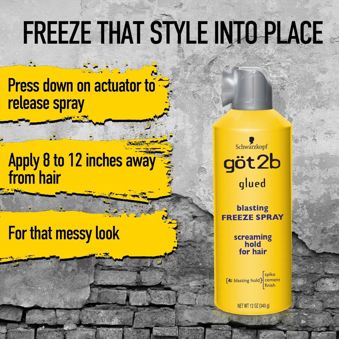 GOT2B GLUED BLASTING FREEZE SPRAY 2OZ