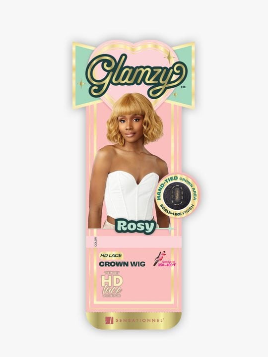 GLAMZY HD LACE CROWN WIG ROSY