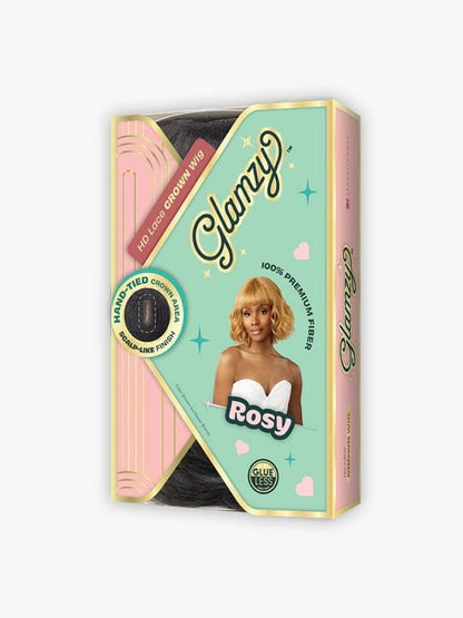 GLAMZY HD LACE CROWN WIG ROSY