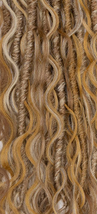 FB 3X WATER CURL CROCHET BOHO BRAIDS 12"