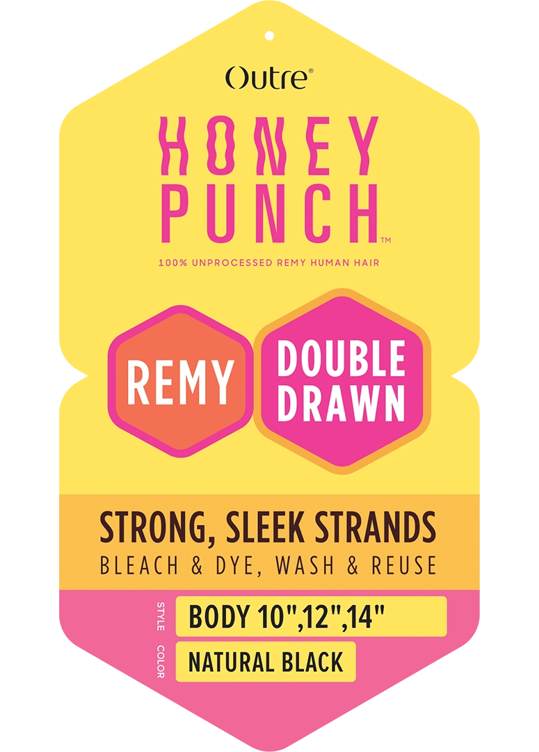 Honeypunch 100% Unprocessed Remi Human Hair Body 101214 | 2 Colors