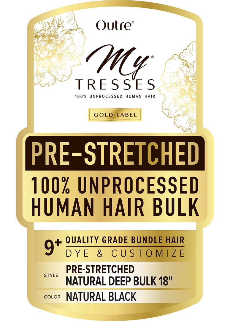 Mytresses Gold Label Prestretched Natural Body Bulk 18 | 2 COLORS
