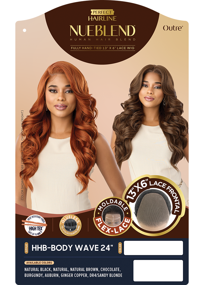 OT Perfect Hairline 13x6 Nueblend Body Wave Lace Front Wig - View 6