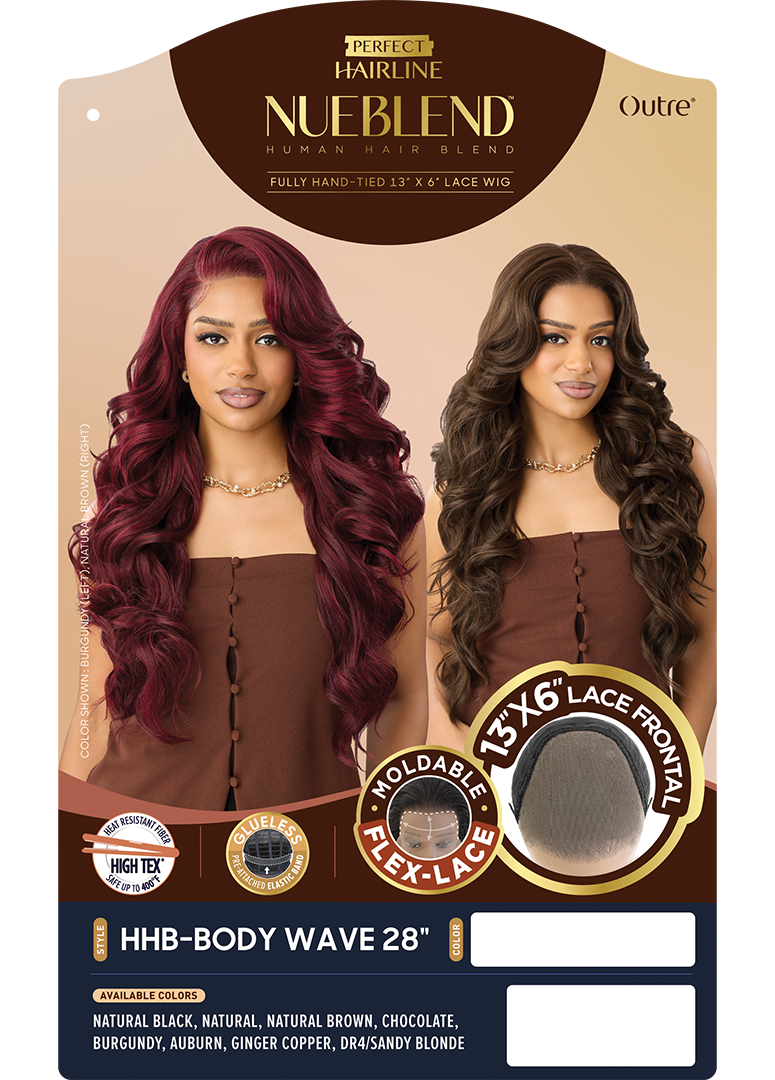 OT Perfect Hairline 13x6 Lace Front Wig Nueblend Body Wave 28 - View 6