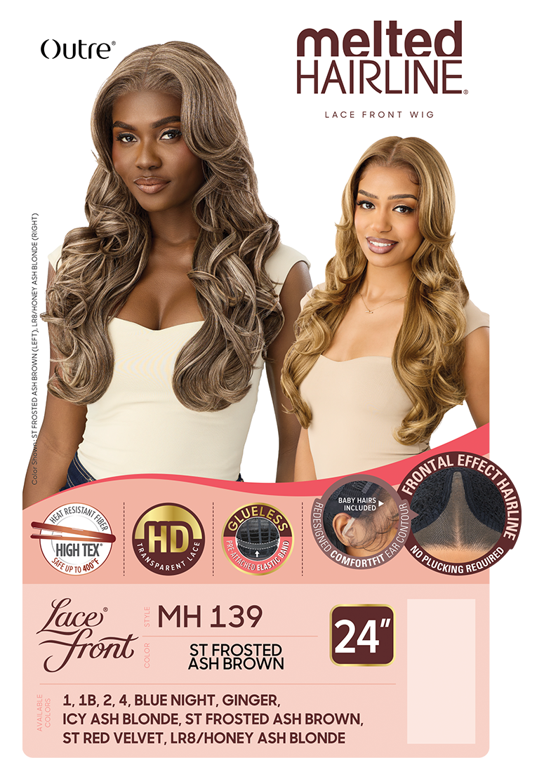 OT Lace Front Wig Melted Hairline MH 139 HT - View 4