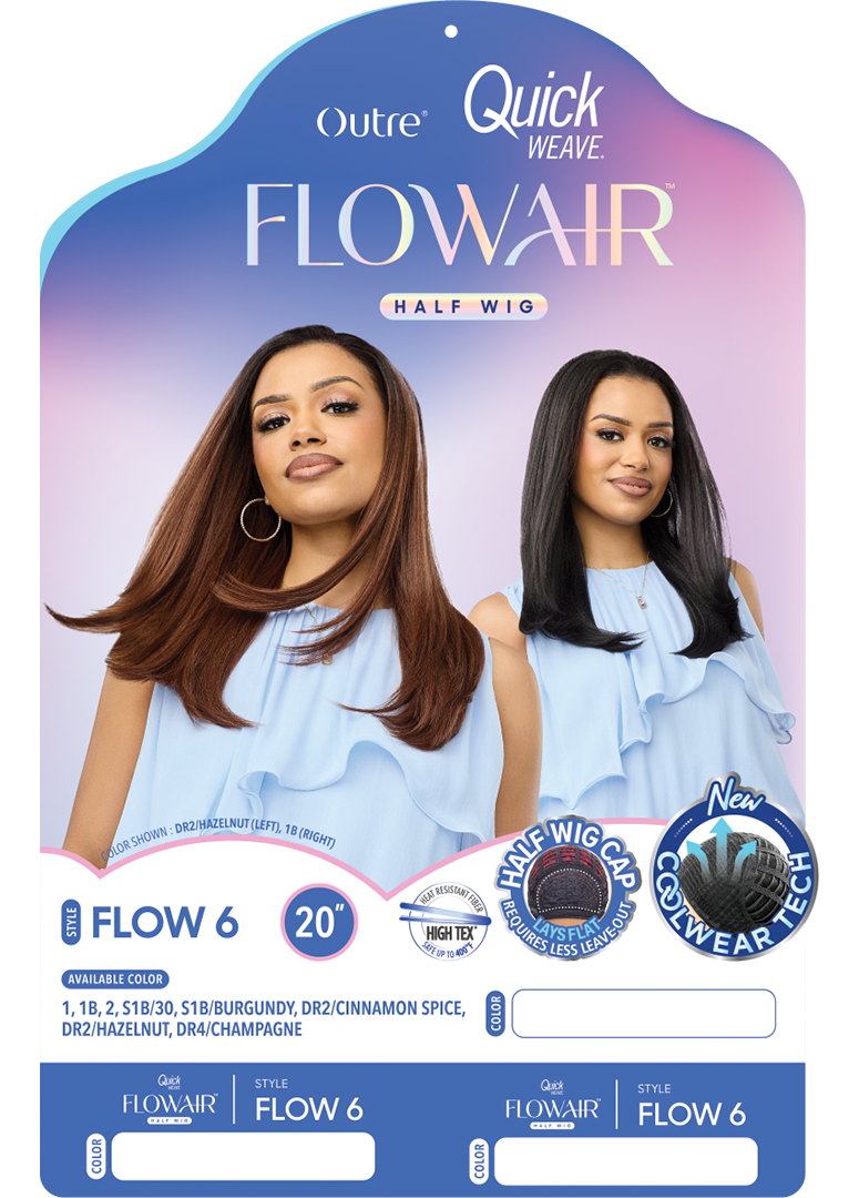 OT Outre Quick Weave Flowair Flow 6 HT - View 5