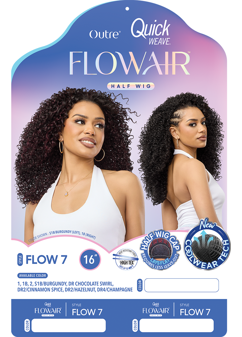 OT Outre Quick Weave Flowair Flow 7 HT - View 5
