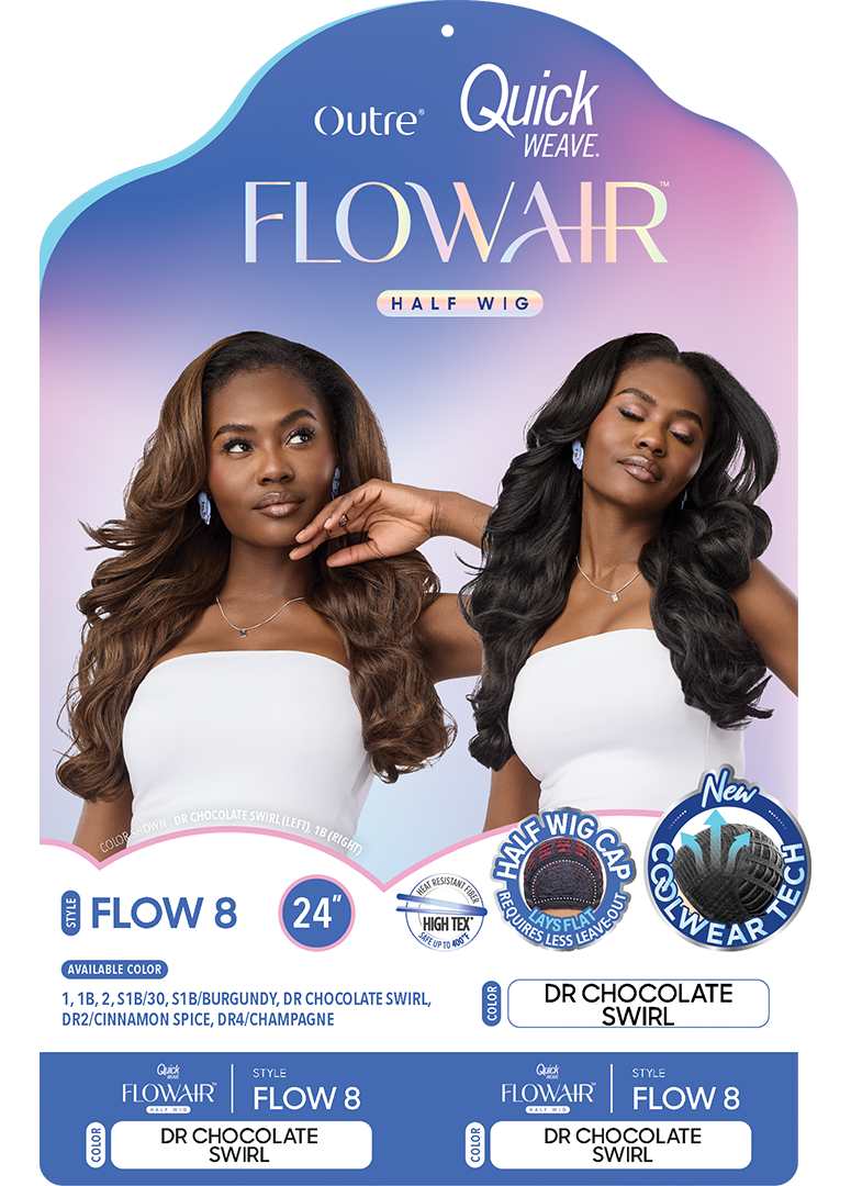 OT Outre Quick Weave Flowair Flow 8 HT - View 5