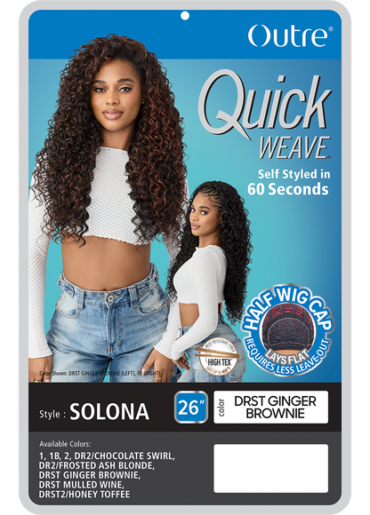 Quick Weave - Half Wig - Solona 26"