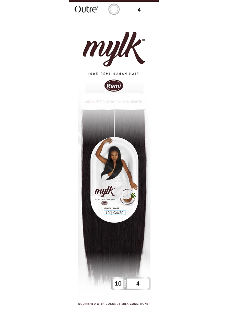 MYLK Yaki Human Hair Weave | 24 Colors