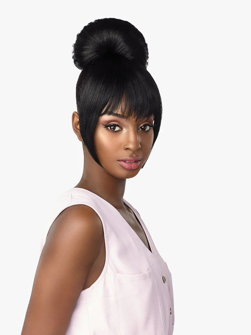 Haylie Instant Bun with Bang Hair Piece