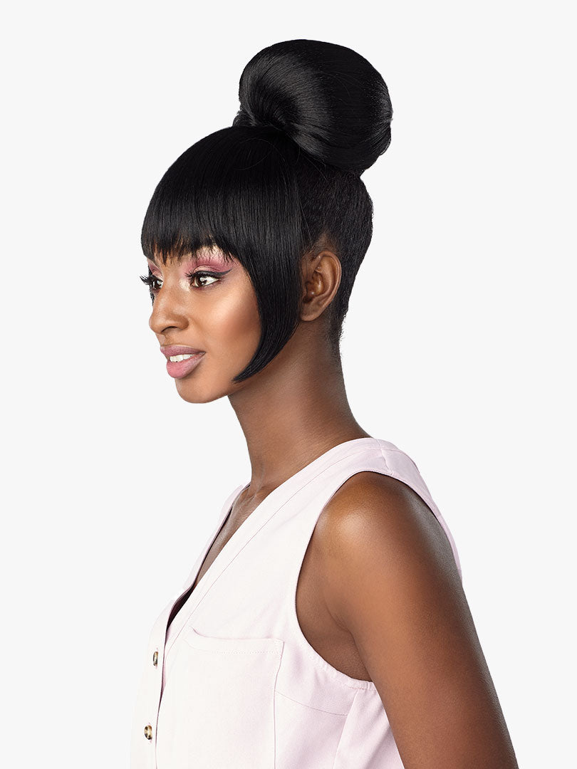 Haylie Instant Bun with Bang Hair Piece