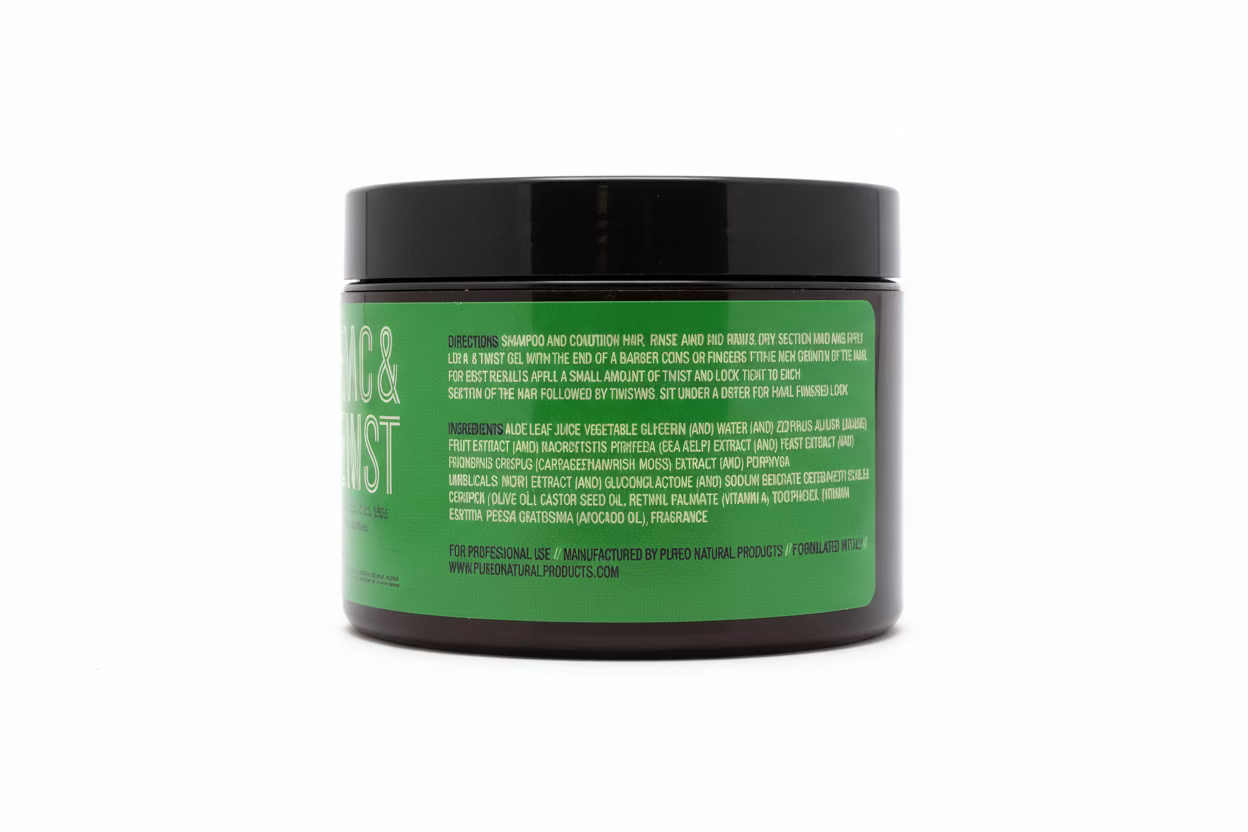 Pure O Natural Lock & Twist Gel - 16 oz - Extra Firm Hold