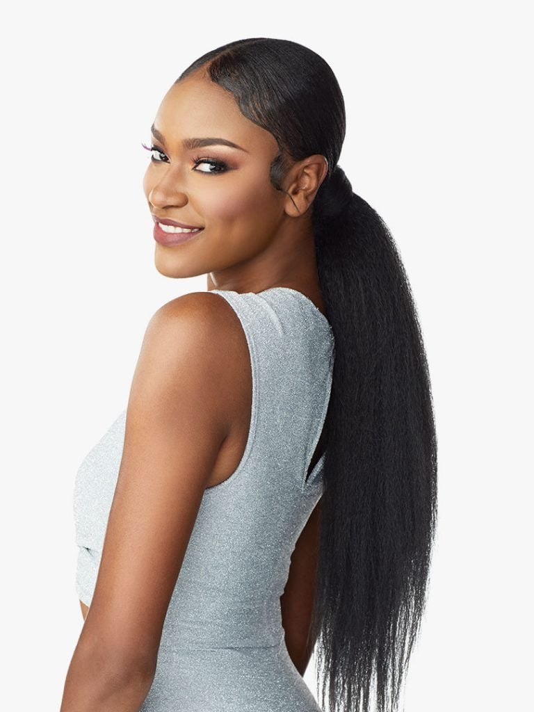 ID KINKY STRAIGHT 24 (INSTANT PONY WRAP)-HRF