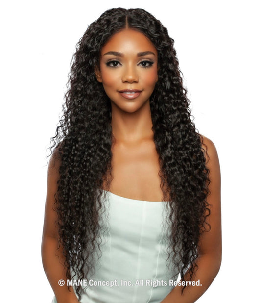 Trill Lace Front Wig 100% Unprocessed Human Hair (TRE2168) WET & WAVY JERRY CURL 30"