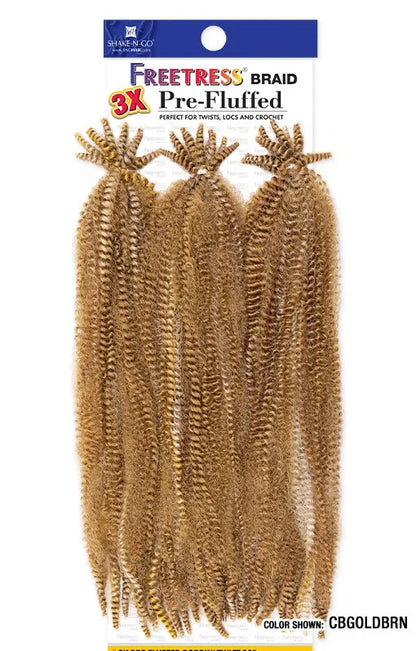 F/B 3X PRE-FLUFFED POPPIN TWIST 20"