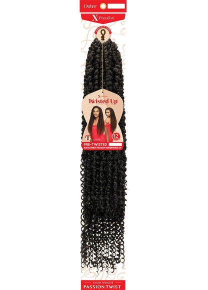X-PRESSION - TWISTED UP - CROCHET BOHO KINKY PASSION WATERWAVE 24