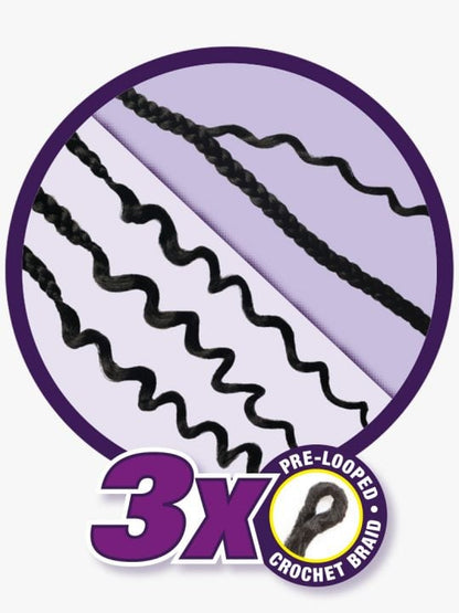 SB 3X CROCHET BOHO BOX BRAID LARGE 28(LULUTRESS)(LOOPED)