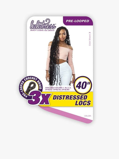SB 3X DISTRESSED LOCS 40(LULUTRESS)(LOOPED)