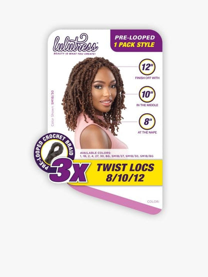 SB 3X TWIST LOCS 8,10,12(LULUTRESS)(LOOPED)