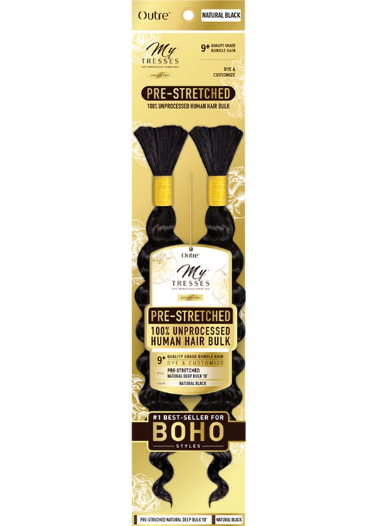 Mytresses Gold Label Prestretched Natural Body Bulk 18 | 2 COLORS