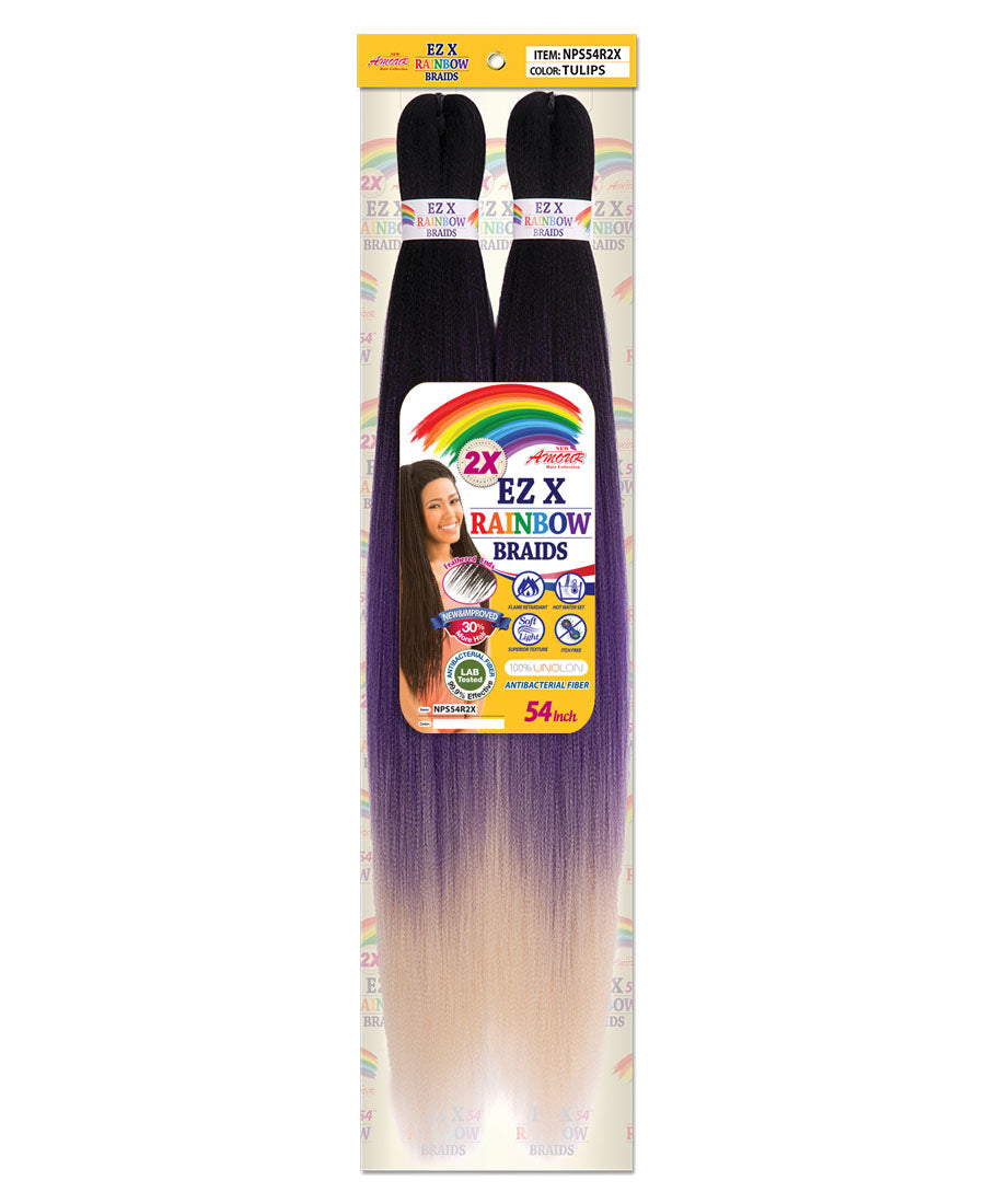EZ X Rainbow Pre-Stretched Braid 54"