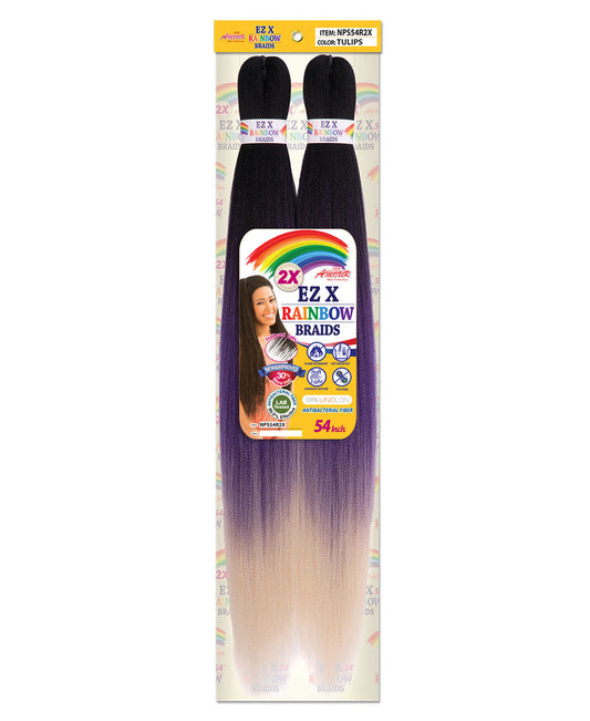 EZ X Rainbow Pre-Stretched Braid 54"