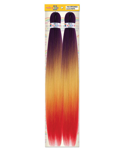 EZ X Rainbow Pre-Stretched Braid 54"