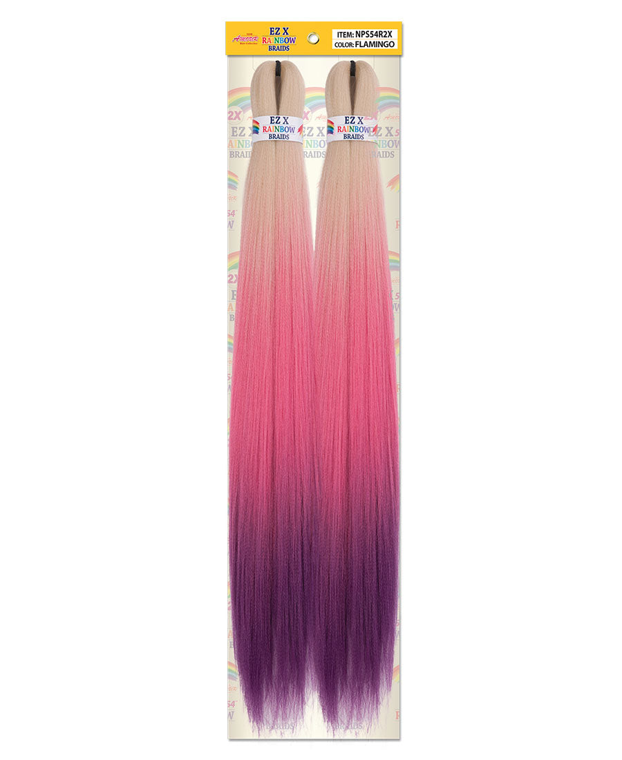 EZ X Rainbow Pre-Stretched Braid 54"