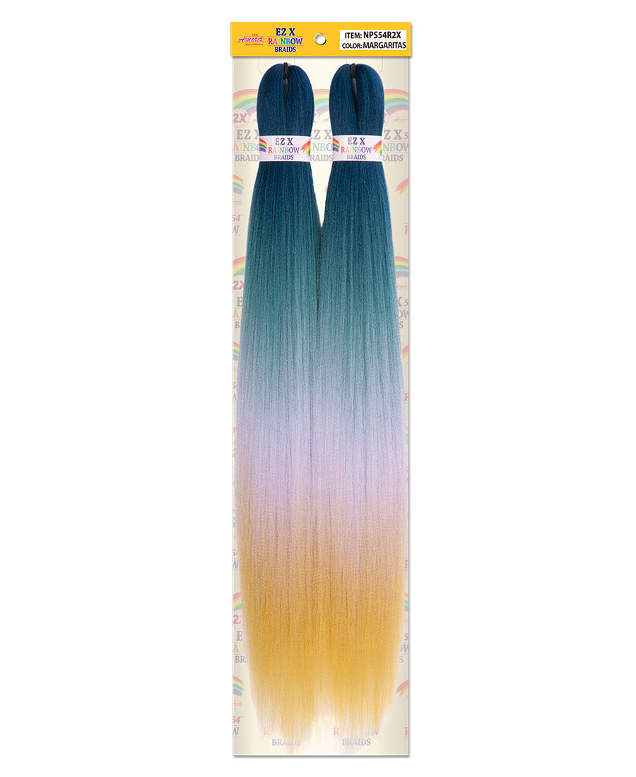 EZ X Rainbow Pre-Stretched Braid 54"
