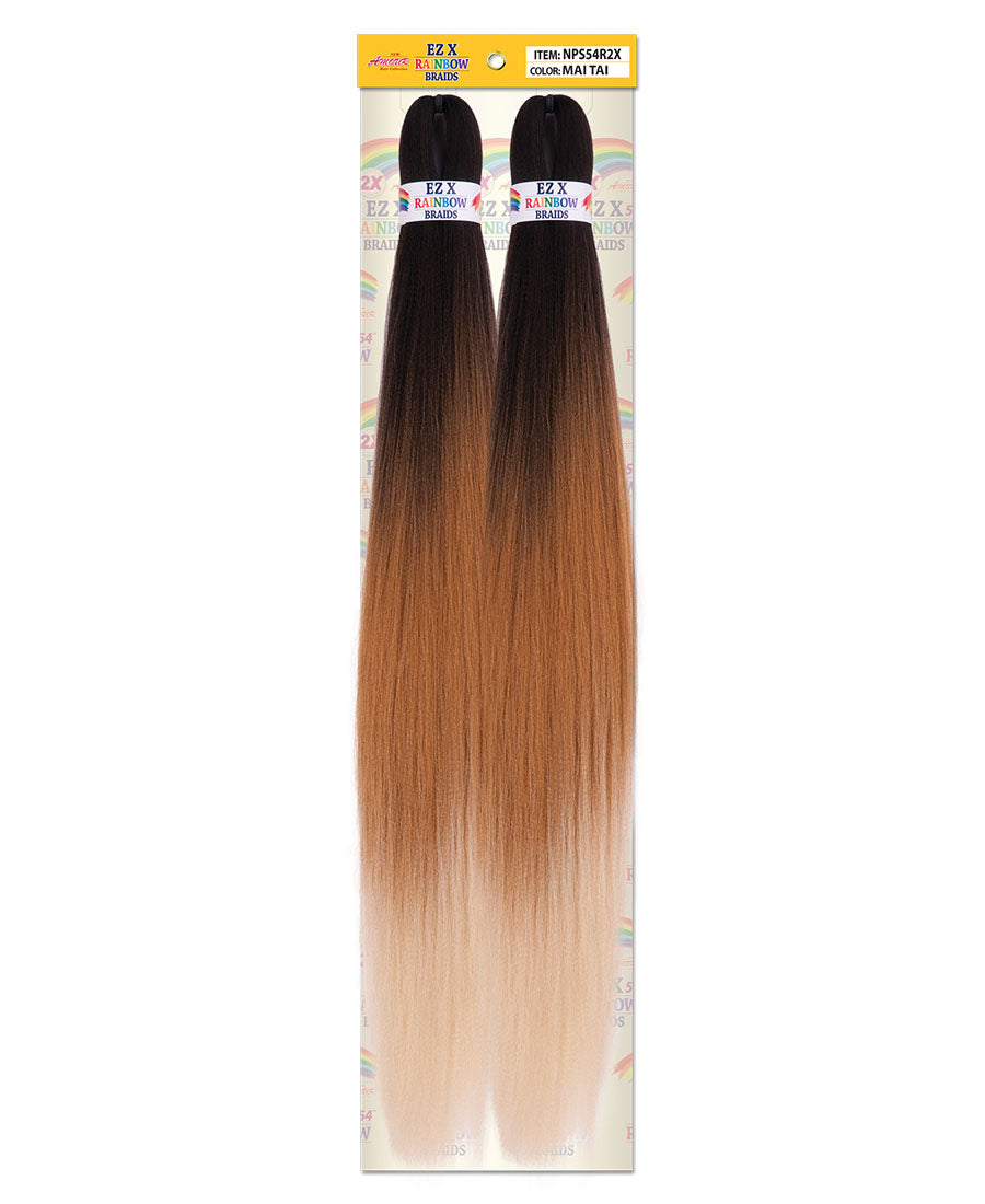 EZ X Rainbow Pre-Stretched Braid 54"