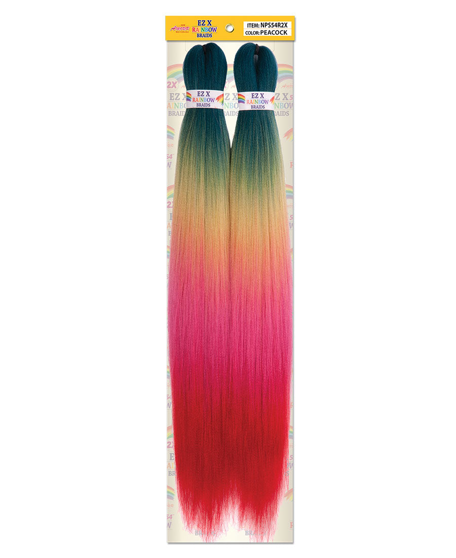 EZ X Rainbow Pre-Stretched Braid 54"