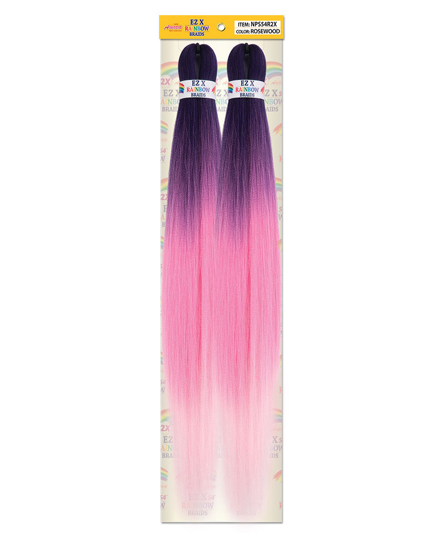 EZ X Rainbow Pre-Stretched Braid 54"