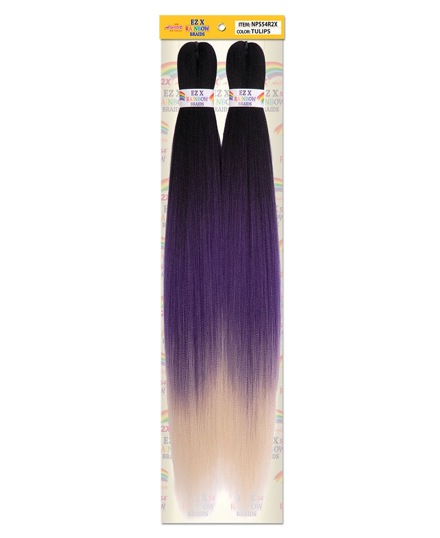 EZ X Rainbow Pre-Stretched Braid 54"