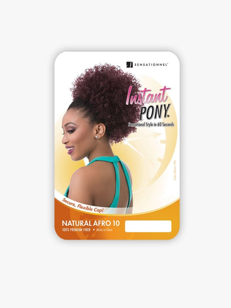 ID NATURAL AFRO 10 (INSTANT PONY)-HRF