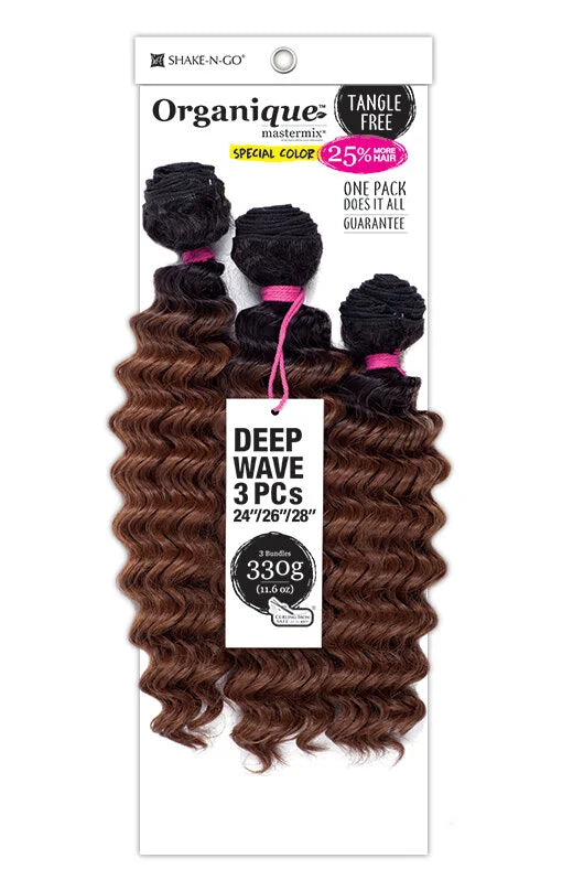 Organique Deep Wave 14"-28" Synthetic Bundle Pack