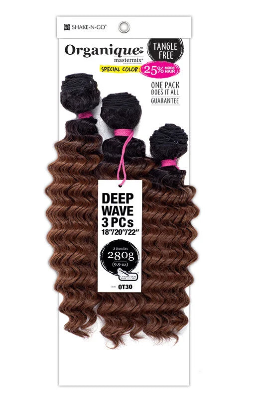 Organique Deep Wave 14"-28" Synthetic Bundle Pack