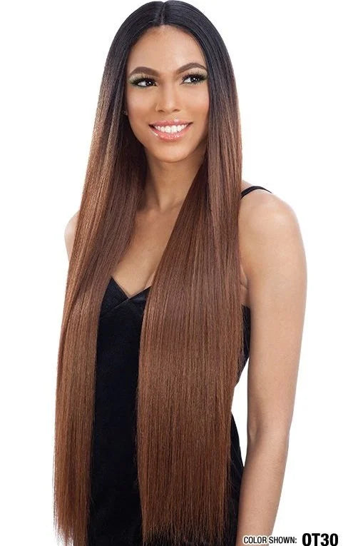 Organique Yaki Straight Bundles + Closure (4 Pcs)