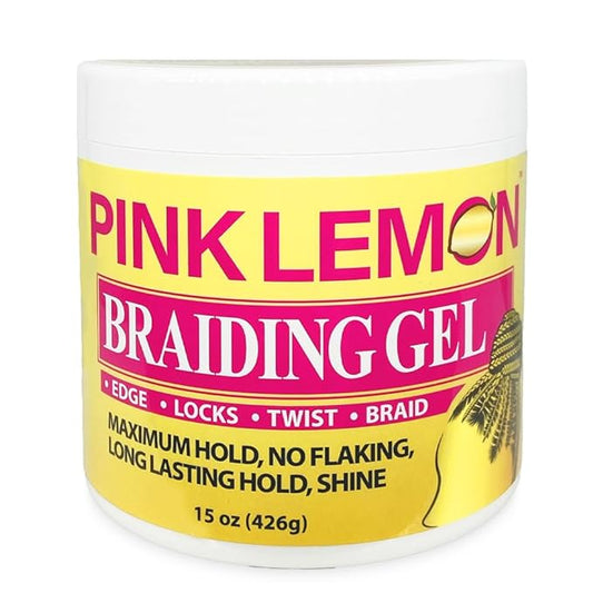 PINK LEMON BRAIDING GEL 15OZ