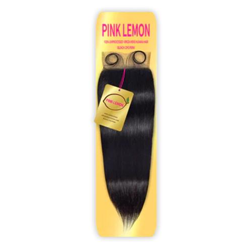 PINK LEMON STRAIGHT CLOSURE 16" (4X4)