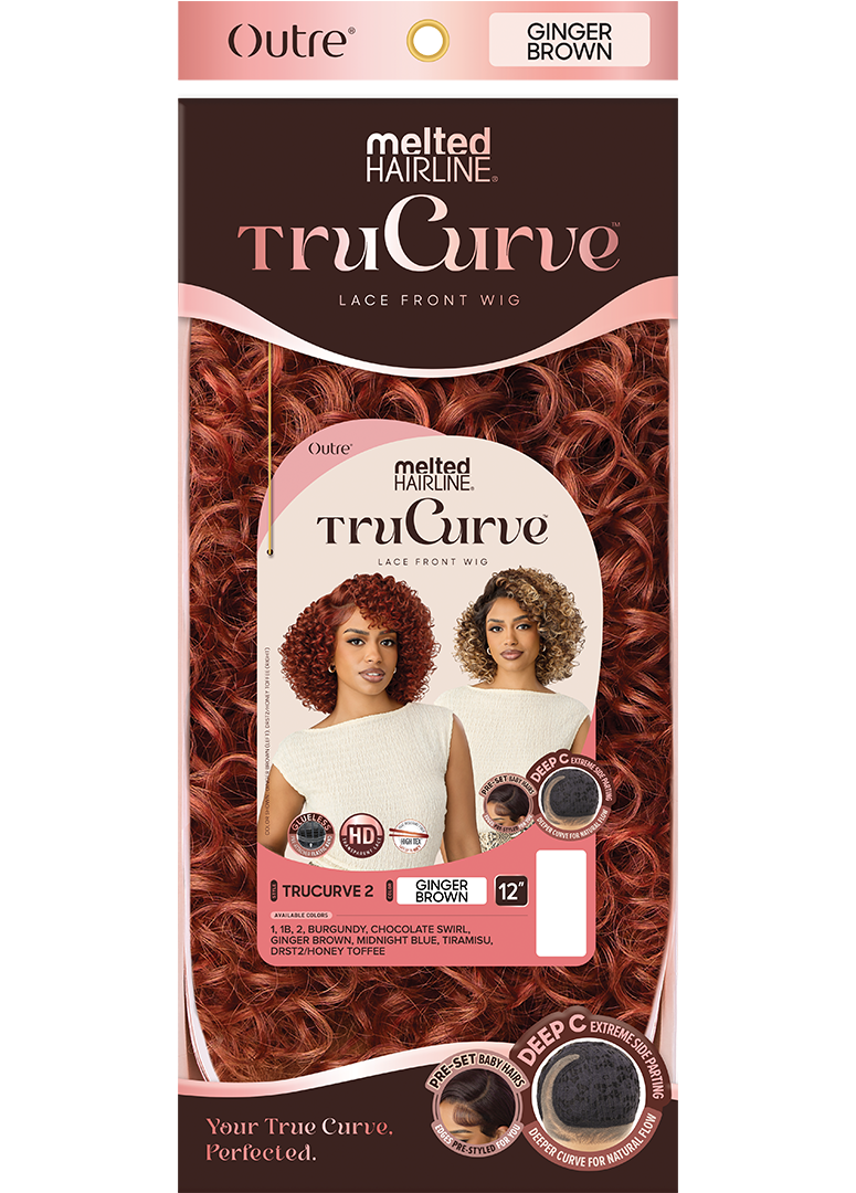 OT TruCurve 2 Melted Hairline Lace Front Wig - Back View