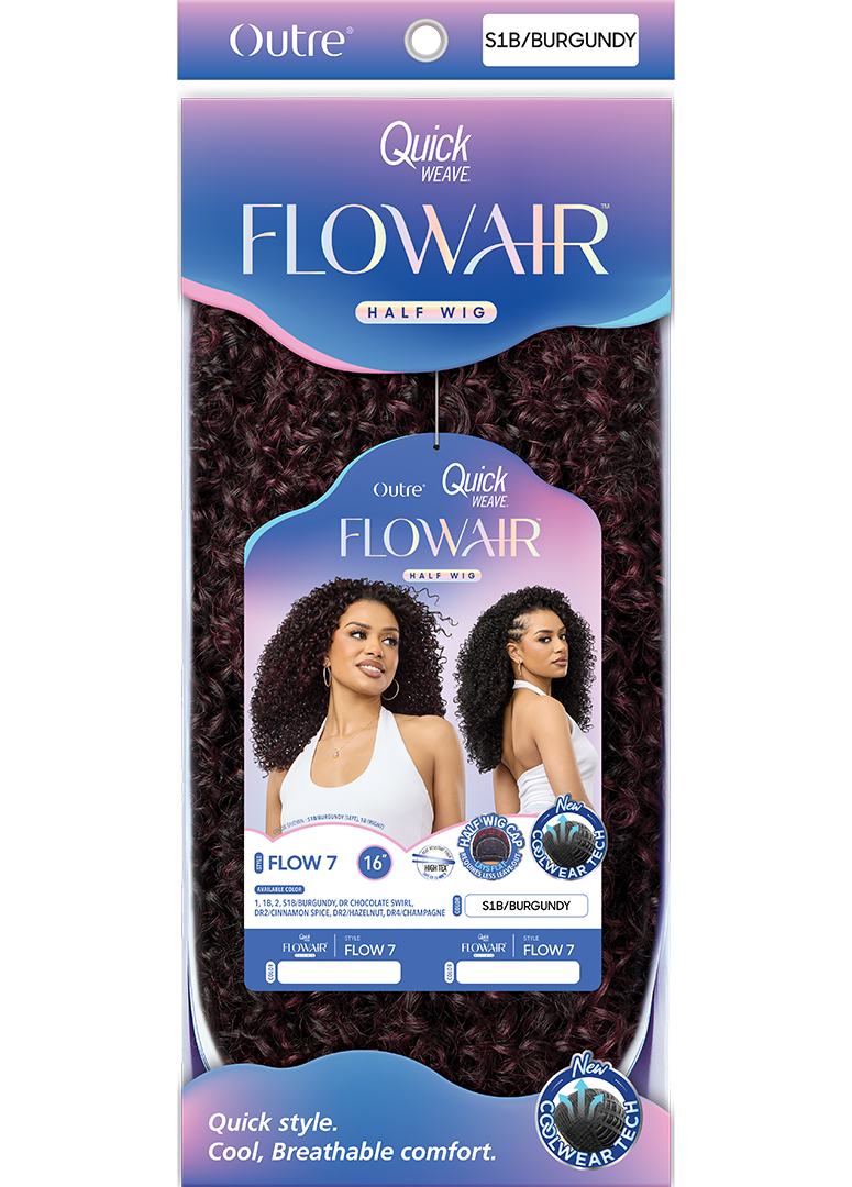 OT Outre Quick Weave Flowair Flow 7 HT - Back View