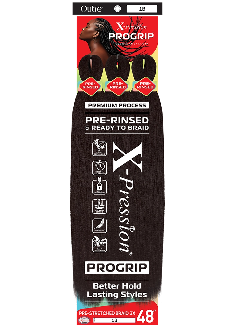 X-PRESSION PROGRIP Prestretched Braid 48” 3X