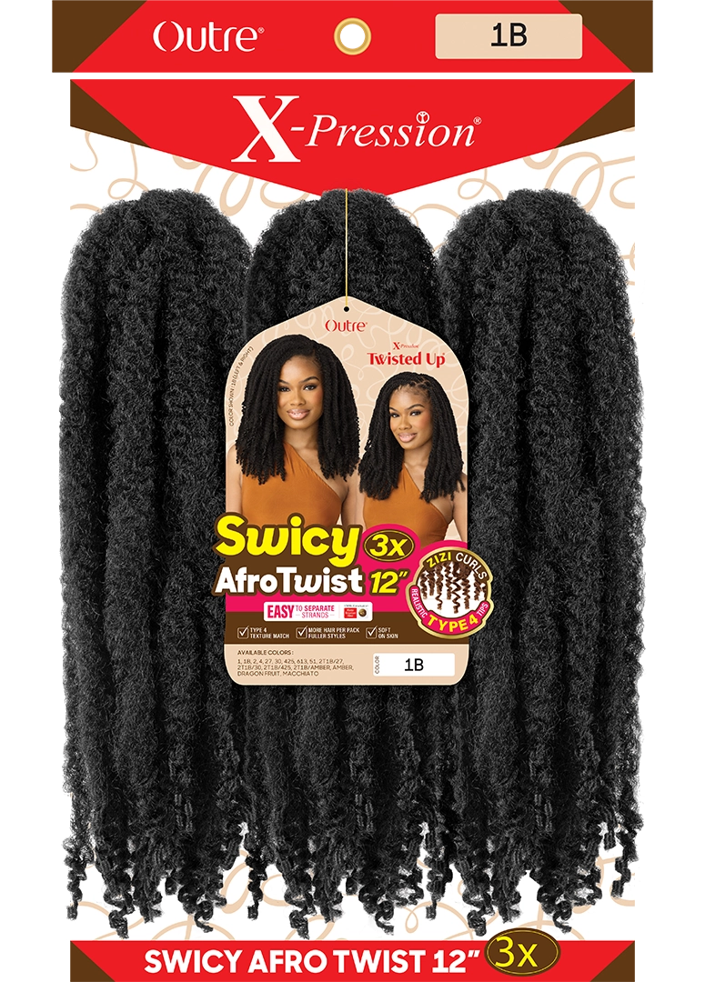 X-Pression Twisted Up Swicy Afro Twist 3X